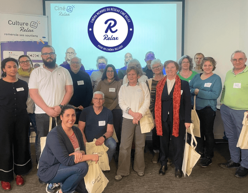 photo de groupe des membres du Réseau ciné relax